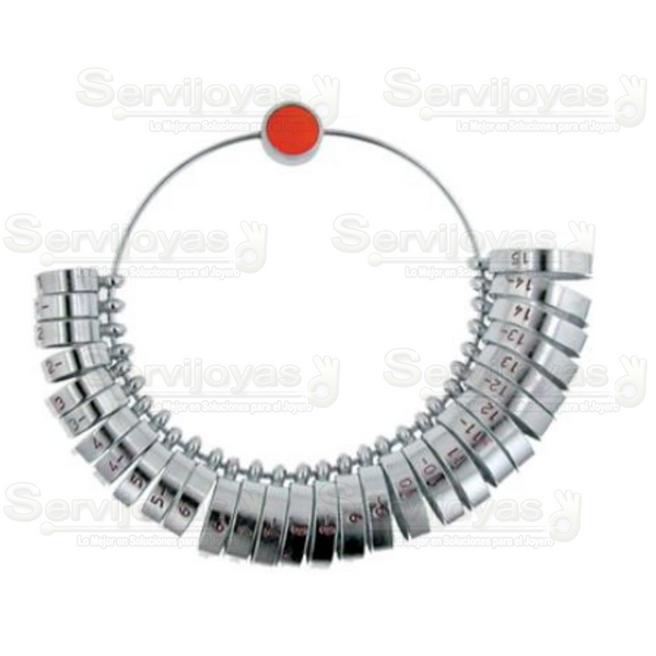 ANILLERO DE METAL ANCHO PARA ARGOLLAS 2608