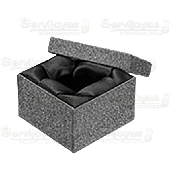 Caja Brillante Cuadrada Alta Oxford Medidas: 8.5x8.5x5.5cm 1586.OX