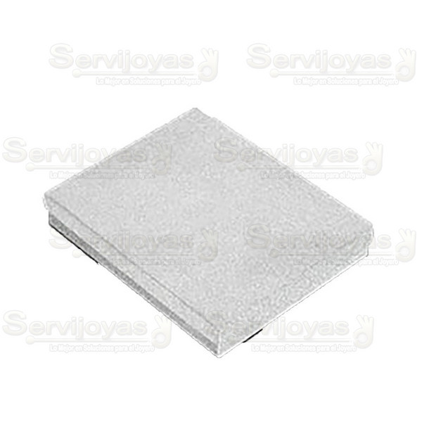Caja Brillante Collar Plata Medidas: 15x18.5x3cm 1585.SL