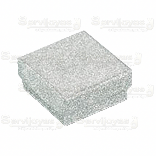 Caja Brillante Mini Plata Broquel Medidas: 3.8x3.8x2cm 1580.SL
