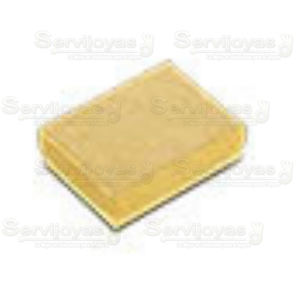 Caja Brillante Mediana Dorada Medidas: 8x6x2.5cm 1582.GD
