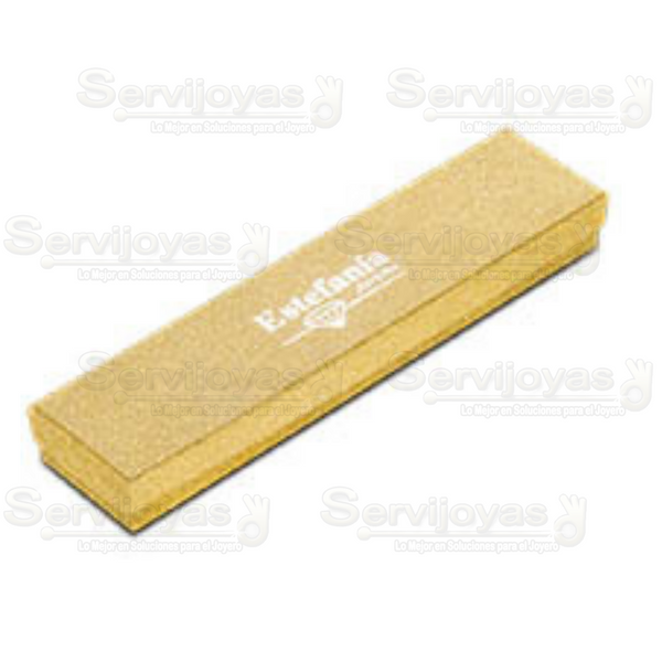 Caja Brillante Pulsera Dorada Medidas: 22x5x2.5cm 1584.GD
