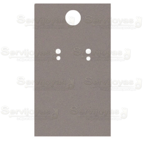 Inserto de Cartón para Coquetas 2x3pulg. Gris (100 pzs) 2782B.GY