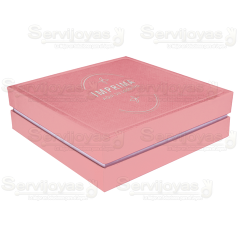 Caja Venecia Para Collar Rosa 1836.PK