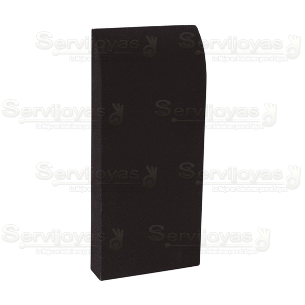Exhibidor Velour Negro Cuello Danés Mediano para Collar Medidas: 11.5x5x25cm 5081