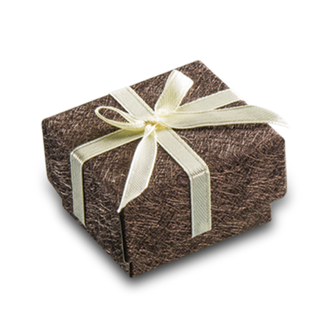 Caja Chocolate Para Anillo Para Joyeria