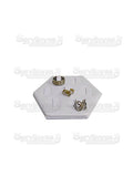 Exhibidor Nacional Vinipiel Blanco Hexágono 7 Anillos 230B