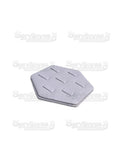 Exhibidor Nacional Vinipiel Blanco Hexágono 7 Anillos 230B