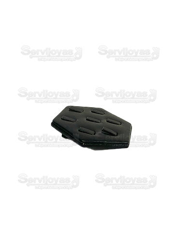 Exhibidor Nacional Vinipiel Negro Hexágono 7 Anillos Medidas: 10x12x3cm 230N