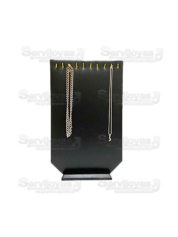 Exhibidor Nacional Vinipiel Negro Diez Cadenas 240N