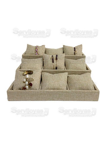 Exhibidor Galant Arena Escalera Modular Con 9 Almohadas Medidas: 29x27x12xcm 241A