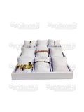 Exhibidor Nacional Vinipiel Blanco Escalera 9 Almohadas 241B