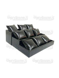 Exhibidor Nacional Vinipiel Negro Escalera 9 Almohadas 241N