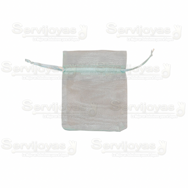 Bolsa de Organza Chica Aqua  Medidas: 6x9cm 2470.AQ