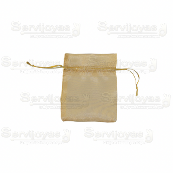 Bolsa de Organza Chica Café Medidas: 6x9cm 2470.BR