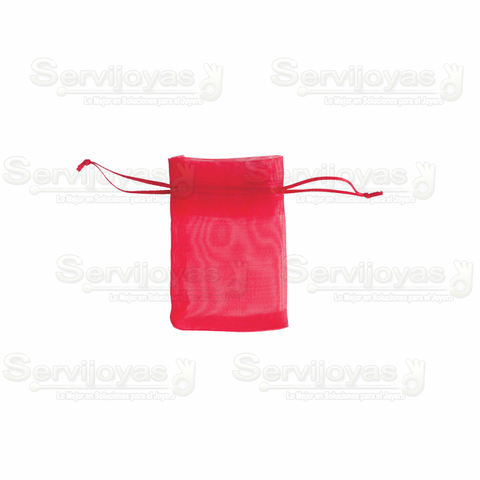 Bolsa de Organza Chica Roja 2470.RD