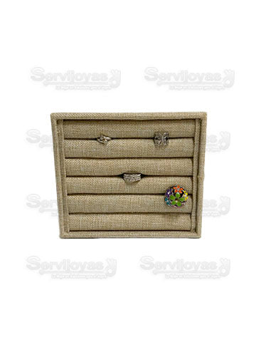 Exhibidor Galant Arena Charola Anillos Medidas: 19x16x3cm253A