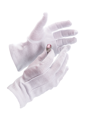 Par De Guante Blanco Limpiador De Joyeria Para Joyeria