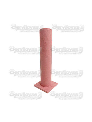 Exhibidor Velour Rosa Baston Sencillo Vertical Medidas: 25x8x8cm 261VR
