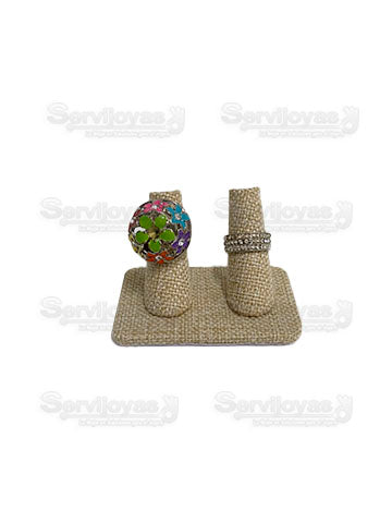 Exhibidor Galant Arena 2 Deditos Anillos Medidas: 8x5x6cm 265A