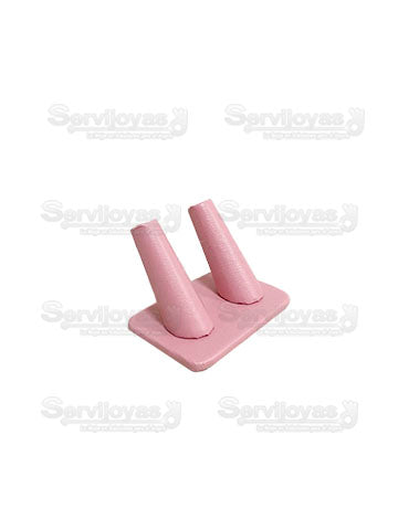 Exhibidor Vinipiel Rosa 2 Deditos Anillos Medidas: 8x5x6cm 265R