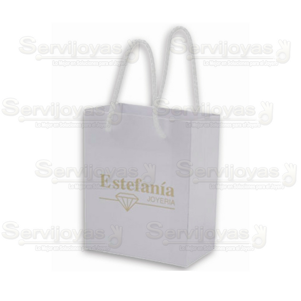 Bolsa Papel Brillante Grande Plata (paq 10 pzas) 2903.SL