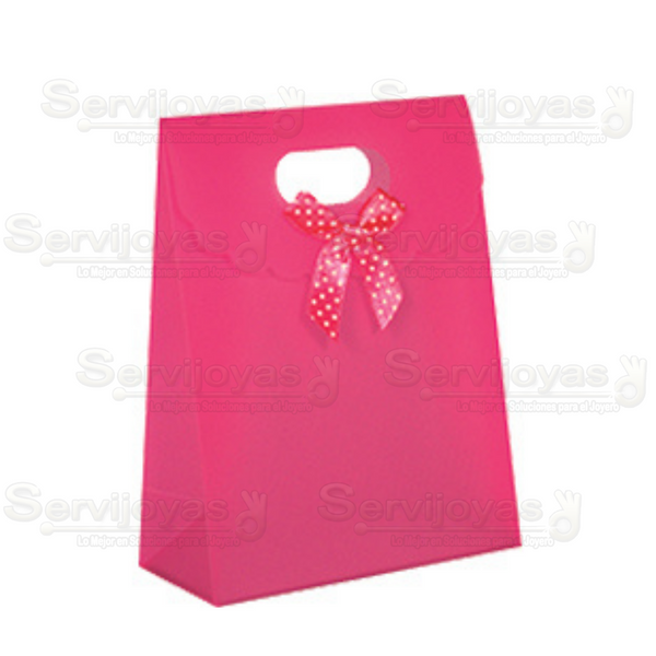Bolsa Gift Chica Rosa Medidas: 12.5x6x16.5cm 2970.PK