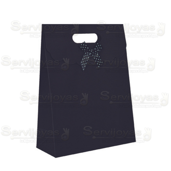 Bolsa Gift Mediana Negra Medidas: 18.5x8x25cm 2971.BK