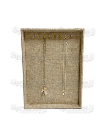 Exhibidor Galant Arena Charola 10 Cadenas Medidas: 22x29x3cm 303A