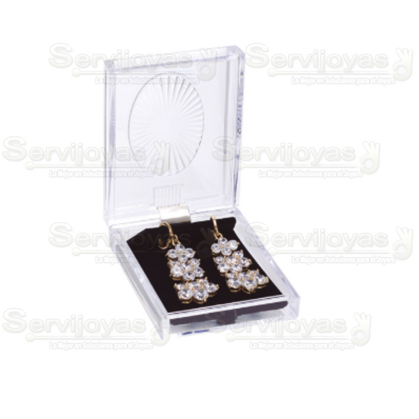 Estuche Acrílico Aretes Medidas: 5.4x7x2.7cm 3607