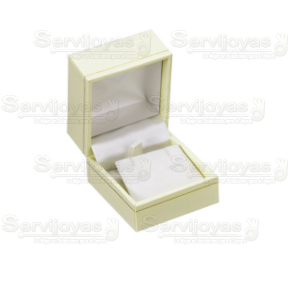 Estuche Delux Carte Arete Chico Marfil Medidas: 4.7x5.2x3.8cm 3802.DX