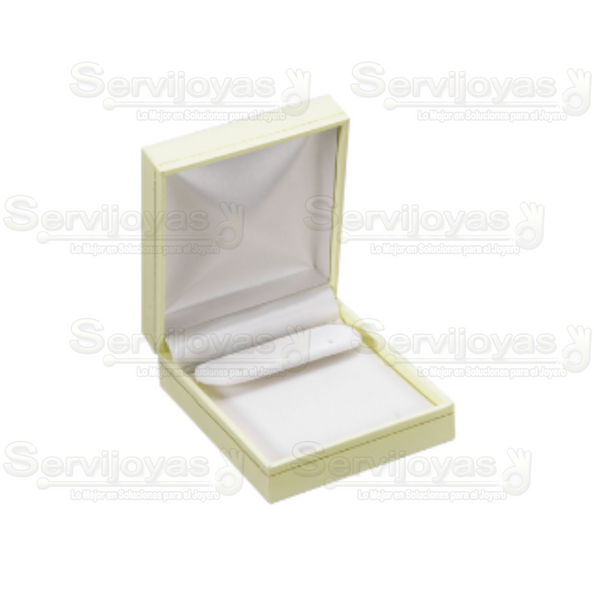 Estuche Delux Carte Arete Mediano Marfil Medidas: 8x7x3cm 3805.DX