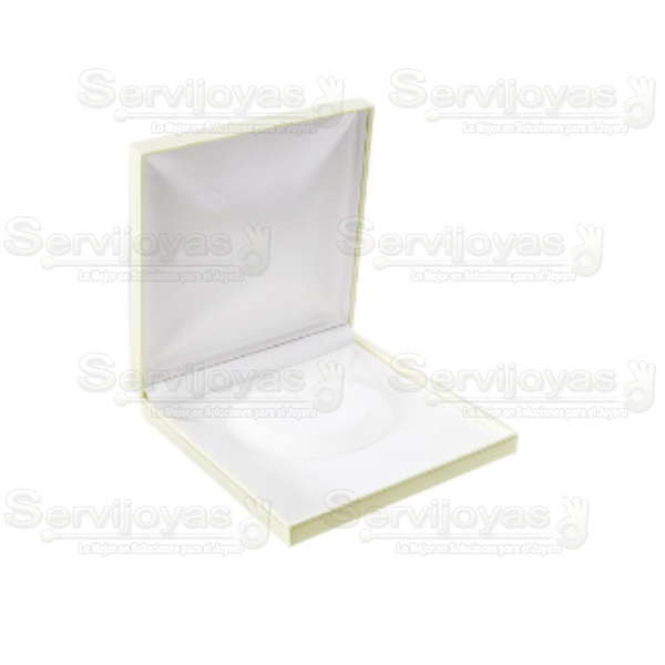 Estuche Delux Carte Collar Marfil Medidas: 19x19.6x3.5cm 3813.DX