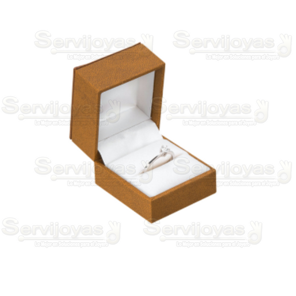 Estuche Italia Beige Anillo Medidas: 4.5x5.7x4cm 4401.BG