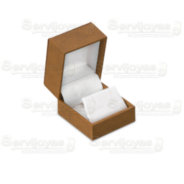 Estuche Italia Beige Arete Chico Medidas: 4.6x5.7x4cm 4402.BG