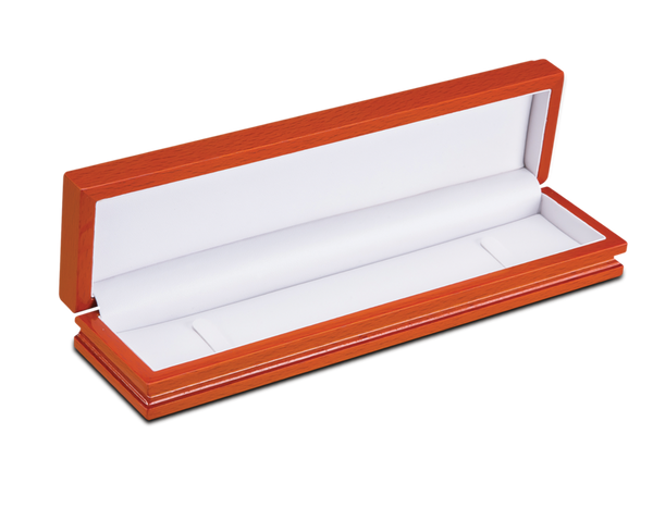Estuche Para Pulsera De Caoba Para Joyeria