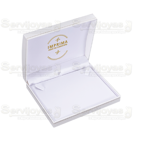 Estuche Europa Para Gargantilla Blanco 4615