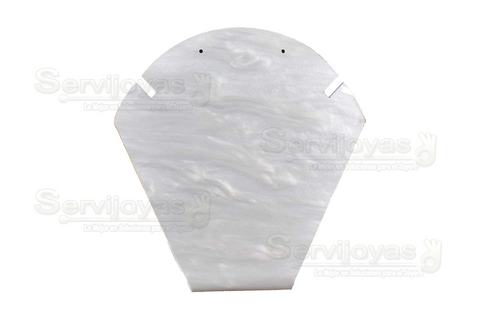 ACRÍLICO MÁRMOL GRIS PARA JUEGO CADENA CON DIJE Y ARETES 5328.MG