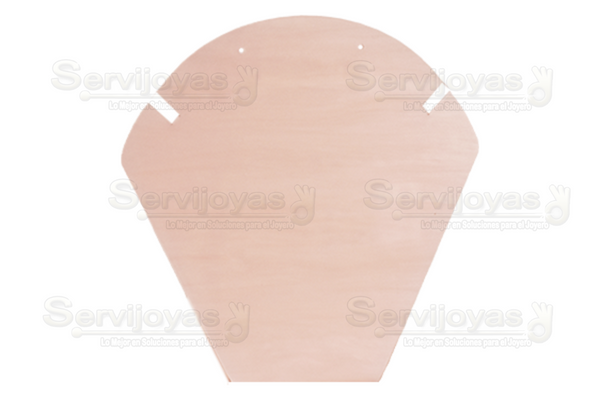 Exhibidor Acrílico Mármol Rosa para Juego: Cadena con Dije y Aretes Medidas: 11.2x4.7x11.9cm 5328.MP