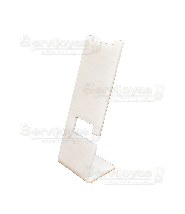 Exhibidor Acrílico Mármol Gris para 1 Reloj Medidas: 5x4.4x14.4cm 5340.MG