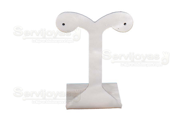 Exhibidor Acrílico Mármol Gris "T" Chico para Aretes Medidas: 5.9x4.3x8cm 5348.MG