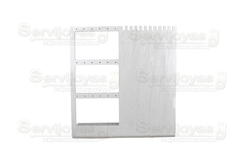 ACRÍLICO MÁRMOL GRIS DUO PARA CADENA Y ARETE LARGO 5445.MG
