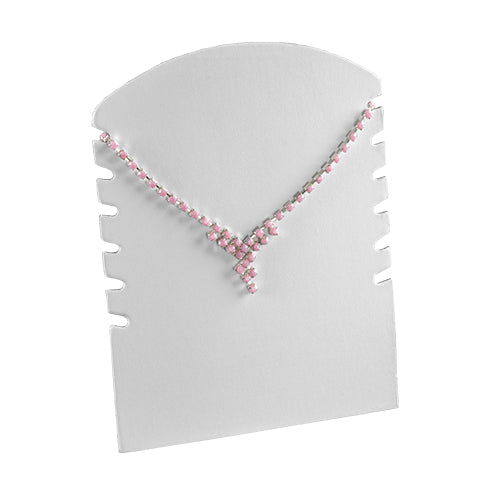 EXHIBIDOR DE CARTÓN BLANCO PARA 6 COLLARES 7912