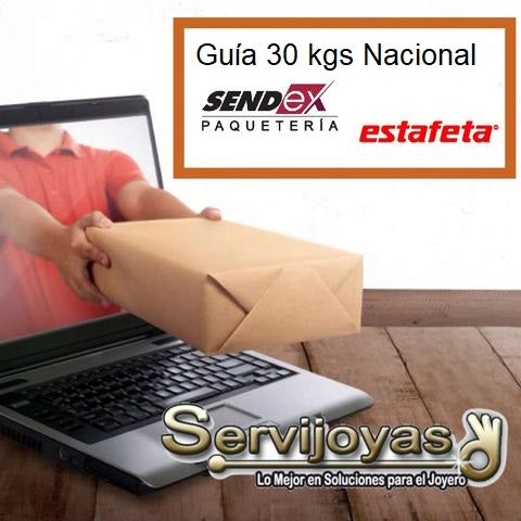 Guia de Envío Nacional 30 kgs Volumétricos