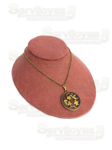 Exhibidor Velour Rosa Cuello Bajo 248VR